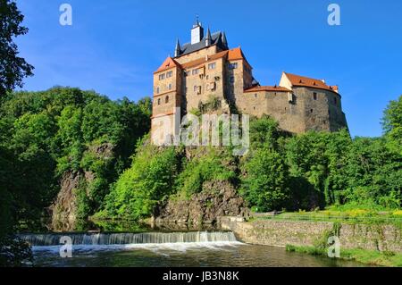 Kriebstein Burg - castello di Kriebstein 04 Foto Stock