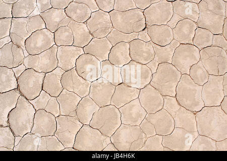 Dettaglio del terreno di un pan asciutto, in Sossusvlei dune di sabbia del deserto del Namib. Namibia Foto Stock