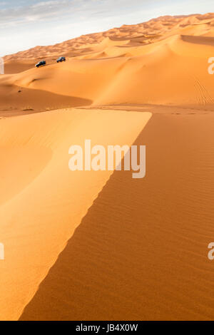 Erg Chebbi Wüste, Marokko Foto Stock