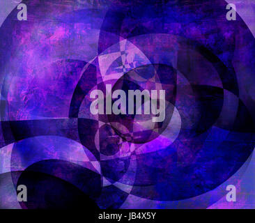 Abstrakte malerei-texturen collagiert Foto Stock