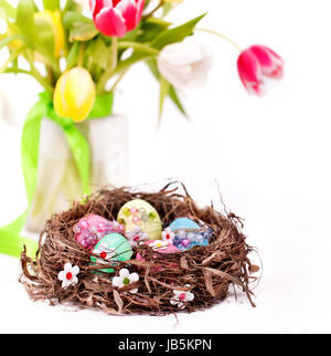 Decorazione di pasqua Foto Stock