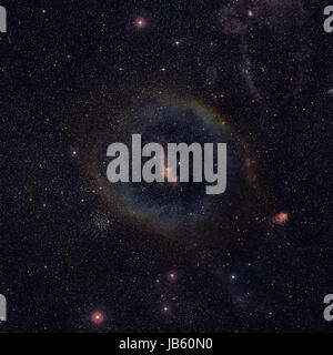 Ampio campo di immagine della bolla nebulosa. Gli elementi di questa immagine fornita dalla NASA. Foto Stock