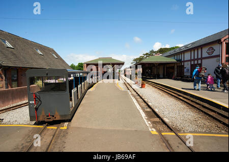 Ravenglass & Eskdale ferrovia a scartamento ridotto, Cubria, UK, GB Foto Stock