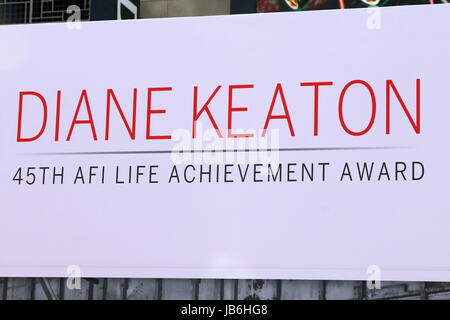 Los Angeles, California, USA. 8 Giugno, 2017. LOS ANGELES - giu 8: atmosfera presso l'American Film Institute's Lifetime Achievement Award a Diane Keaton presso il Teatro di Dolby il 8 giugno 2017 a Los Angeles, CA Credito: Kay Blake/ZUMA filo/Alamy Live News Foto Stock