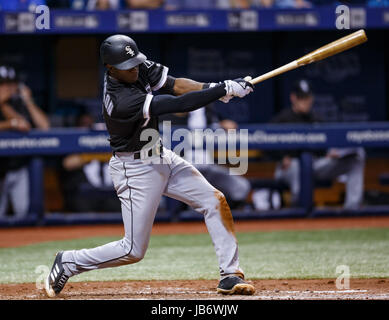 Giugno 08, 2017 - Chicago White Sox interbase Tim Anderson (7) nel gioco tra il White Sox e i raggi al Tropicana Field, San Pietroburgo, Florida, Stati Uniti d'America. Del Mecum/CSM Foto Stock