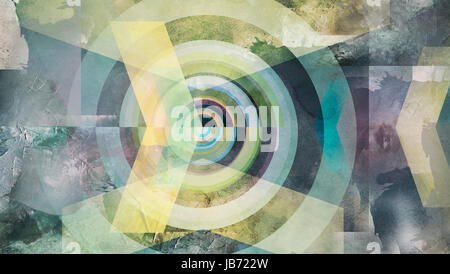 Ziel spirale abstrakt konzept Foto Stock