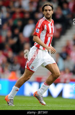 JONATHAN WOODGATE Stoke City FC Stoke City FC BRITANNIA STADIUM STOKE INGHILTERRA 14 Agosto 2011 Foto Stock
