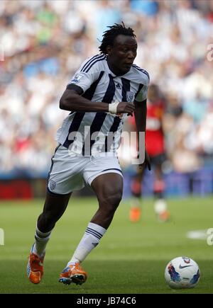 SOMEN TCHOYI West Bromwich Albion FC West Bromwich Albion FC THE HAWTHORNS West Bromwich Inghilterra 14 Agosto 2011 Foto Stock