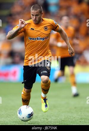 MICHAEL KIGHTLY WOLVERHAMPTON WANDERERS FC WOLVERHAMPTON WANDERERS FC WOLVERHAMPTON INGHILTERRA 21 Agosto 2011 Foto Stock