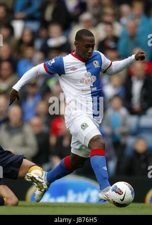 JUNIOR HOILETT Blackburn Rovers FC EWOOD PARK BLACKBURN INGHILTERRA 27 Agosto 2011 Foto Stock