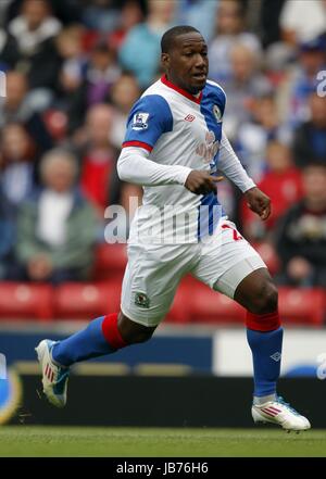 JUNIOR HOILETT Blackburn Rovers FC EWOOD PARK BLACKBURN INGHILTERRA 27 Agosto 2011 Foto Stock