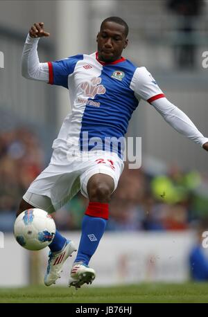 JUNIOR HOILETT Blackburn Rovers FC EWOOD PARK BLACKBURN INGHILTERRA 27 Agosto 2011 Foto Stock