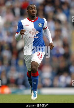 JUNIOR HOILETT Blackburn Rovers FC EWOOD PARK BLACKBURN INGHILTERRA 27 Agosto 2011 Foto Stock