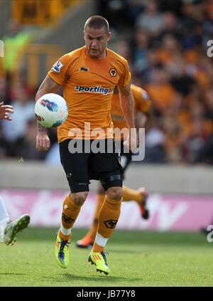 MICHAEL KIGHTLY WOLVERHAMPTON WANDERERS FC WOLVERHAMPTON WANDERERS FC MOLINEUX Wolverhampton in Inghilterra il 10 settembre 2011 Foto Stock