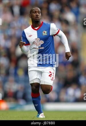 JUNIOR HOILETT Blackburn Rovers FC Blackburn Rovers FC EWOOD PARK BLACKBURN INGHILTERRA 27 Agosto 2011 Foto Stock