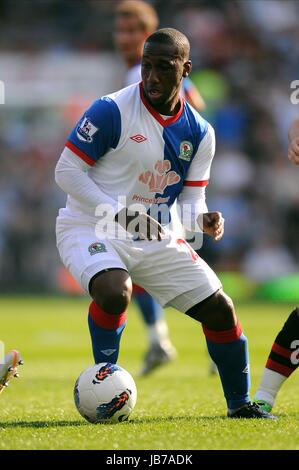 JUNIOR HOILETT Blackburn Rovers FC Blackburn Rovers FC EWOOD PARK BLACKBURN INGHILTERRA 01 Ottobre 2011 Foto Stock