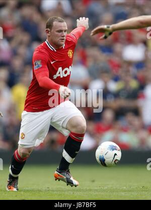 WAYNE ROONEY, Manchester United FC, MANCHESTER UNITED V NORWICH CITY, BARCLAY'S PREMIERSHIP, 2011 Foto Stock