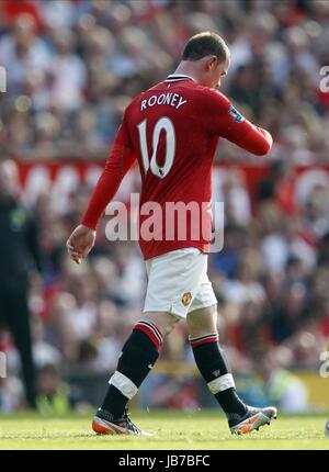 WAYNE ROONEY, Manchester United FC, MANCHESTER UNITED V NORWICH CITY, BARCLAY'S PREMIERSHIP, 2011 Foto Stock