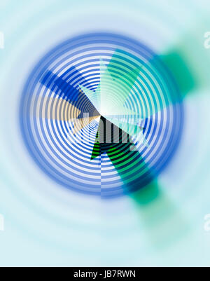 Ziel spirale abstrakt konzept Foto Stock