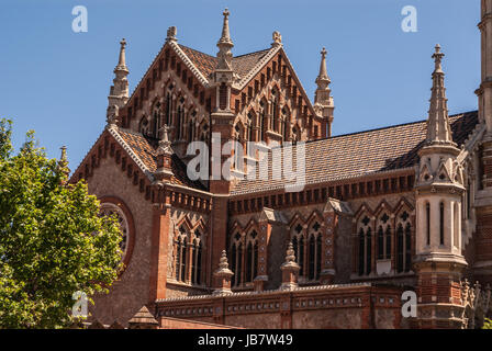 Chiesa dei Salesiani a Barcellona. La Catalogna, Spagna Foto Stock