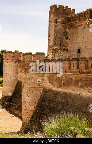 Castello di La Mota nella Medina del Campo, Valladolid, Spagna Foto Stock