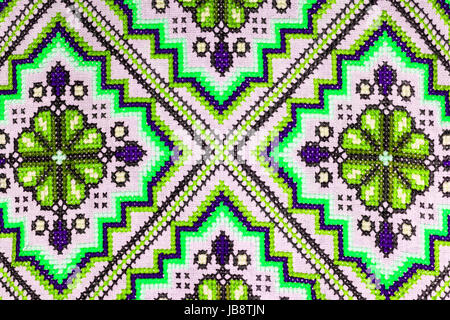 Folk ucraini pattern seamless ornamento. Ornamento etnica Foto Stock