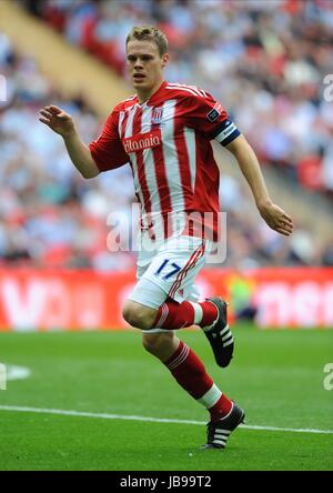 RYAN SHAWCROSS Stoke City FC stadio di Wembley a Londra Inghilterra 14 Maggio 2011 Foto Stock