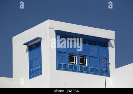 Afrika, Tunesien, Tunisi, Sidi Bou Said, Altstadt, Foto Stock