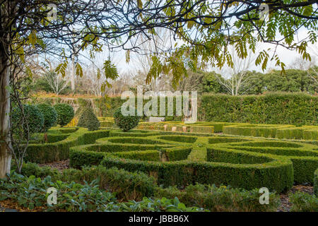 Parterre Alowyn Gardens, Yarra Glen, Victoria, Australia Foto Stock