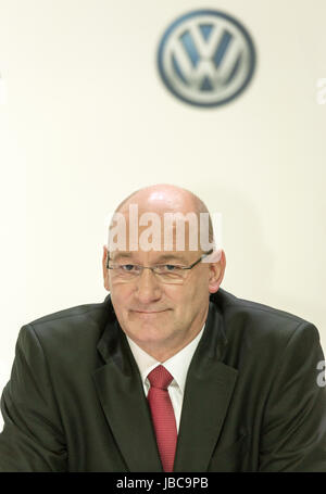 Wreschen, Polonia, Jens Ocksen, presidente del consiglio di amministrazione della Volkswagen Poznan Foto Stock