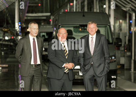 Wreschen, Polonia, apertura della fabbrica della Volkswagen Veicoli Commerciali Foto Stock