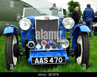 Antique MG Cabrio Foto Stock