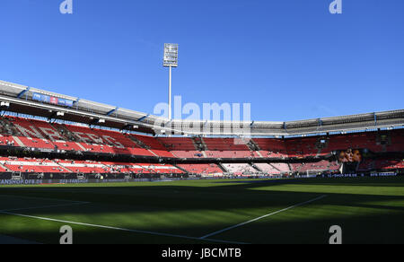 Norimberga, Germania. Decimo Giugno, 2017. All'interno dello stadio per la Coppa del Mondo di gruppo Qualificatore C partita di calcio tra la Germania e la Repubblica di San Marino presso la Stadion Nuernberg in Nuremberg, Germania, 10 giugno 2017. Foto: Sven Hoppe/dpa/Alamy Live News Foto Stock