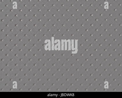 Close up puntinati tessuto grigio Sfondo texture Foto Stock