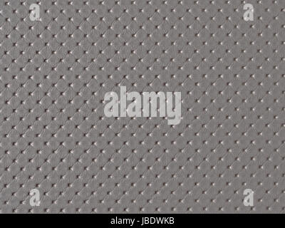Close up puntinati tessuto grigio Sfondo texture Foto Stock