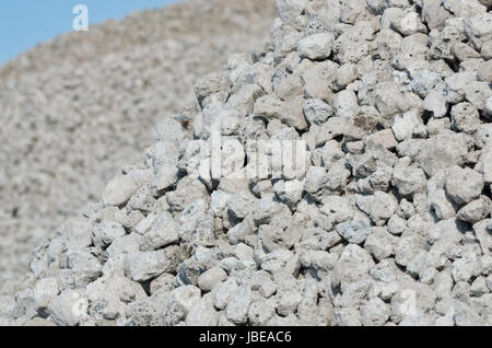 Pietre di scorie - rifiuti a partire da minerale di ferro, macro Foto Stock