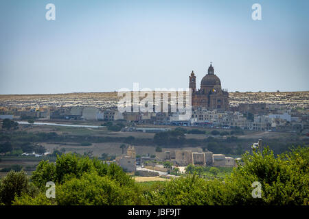 Chiesa di Xewkija noto anche come Rotunda - Gozo, Malta Foto Stock