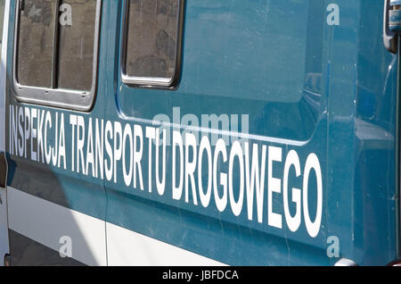 Una foto del veicolo i servizi di ispezione, cargo auto Foto Stock