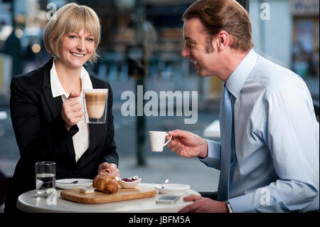 Business Partner per la tostatura caffè al Foto Stock