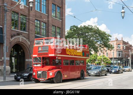 Toronto City sightseeing bus Foto Stock