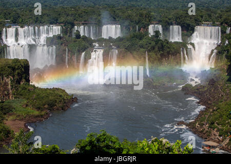 Iguassu Falls Argentina e Brasile Foto Stock