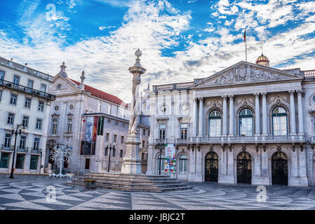 Lisbona, Portogallo: il Municipio, Pacos do Concelho de Liaboa Foto Stock