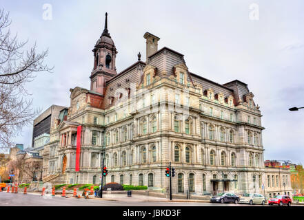 Vista di Montreal City Hall in Canada Foto Stock