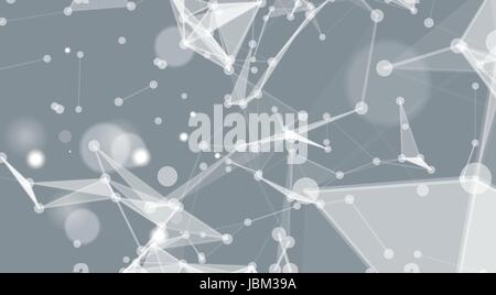 Astratta geometrica poligonale Banner di sfondo con spazio di copia Illustrazione Vettoriale