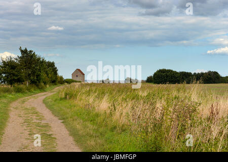 Cappella di San Pietro-su-il-parete, Bradwell-on-Sea, Essex, Inghilterra, Regno Unito Foto Stock