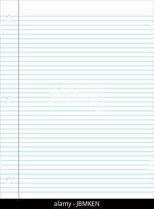 Carta a righe Illustrazione Vettoriale