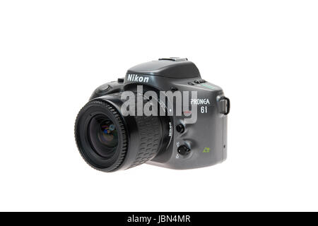 Nikon PRONEA 6i (600i) con IX-Nikkor lente pellicola APS SLR Fotocamera rilasciato 1996 Foto Stock