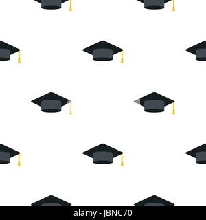 Graduazione nera PAC pattern sfondo senza soluzione di continuità in uno stile piatto ripetere illustrazione vettoriale Illustrazione Vettoriale