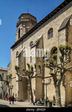 Chiesa di San Juan Bautista in Saint Jean de Luz, comune francese, Pyrénées-Atlantiques, regione Aquitania, in Francia, Foto Stock