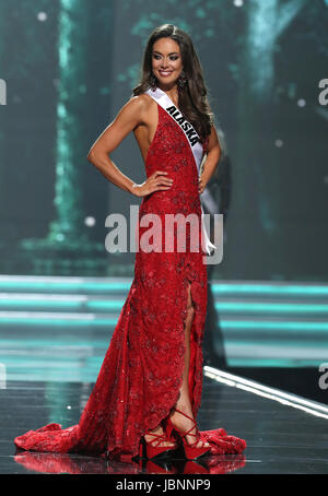 Il 2017 Miss USA concorrenza preliminare al Mandalay Bay Event Center dotato di: Miss Alaska Alyssa Londra Dove: Las Vegas, Nevada, Stati Uniti quando: 05 maggio 2017 Credit: Judy Eddy/WENN.com Foto Stock